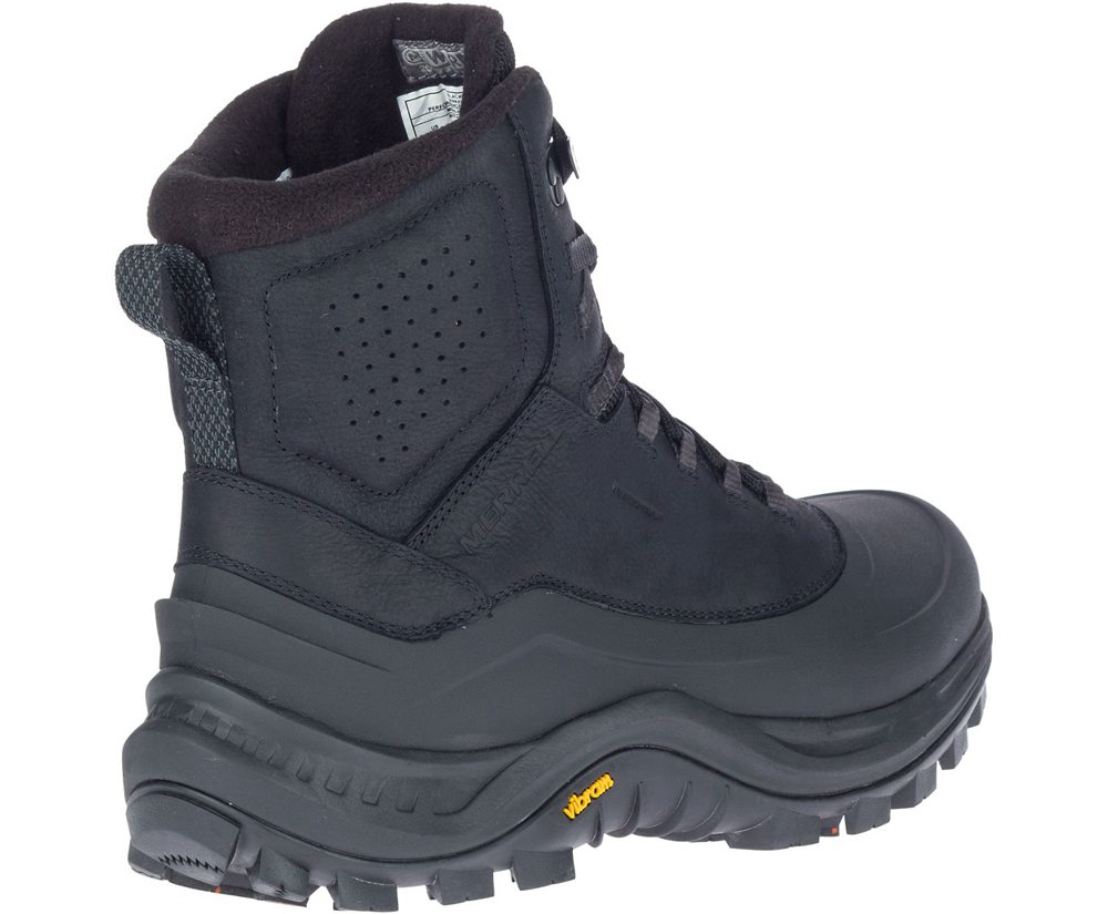 Merrell Boots Black - Thermo Overlook 2 Mid Waterproof - Mens 15SVOBYJA